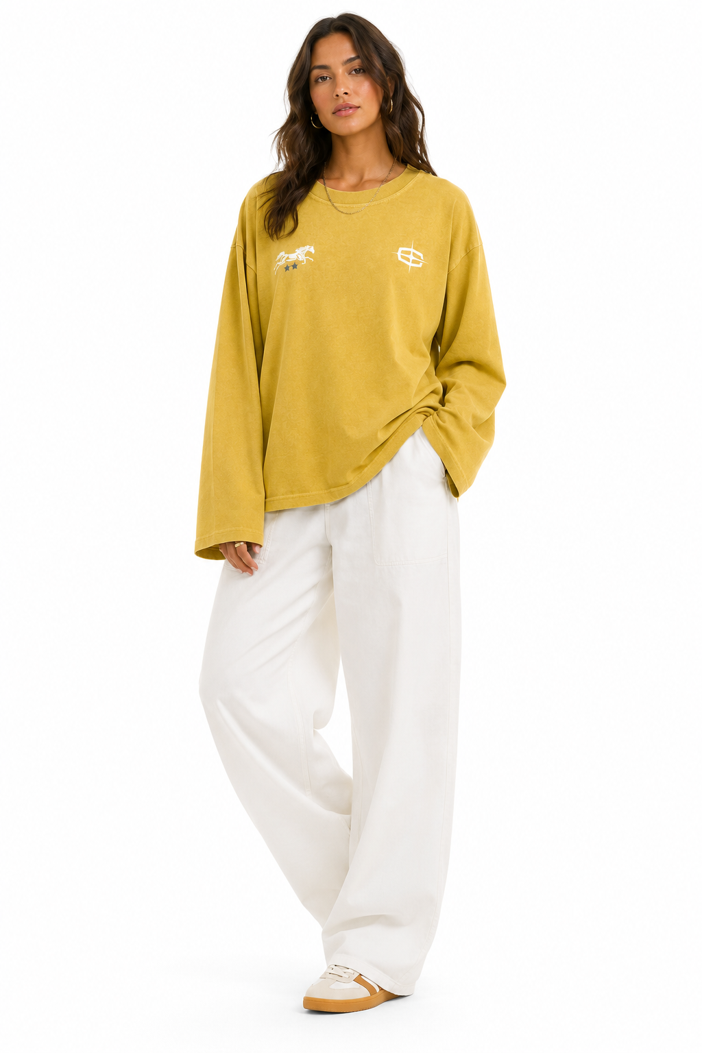 HORSE LONGSLEEVE (YELLOW)