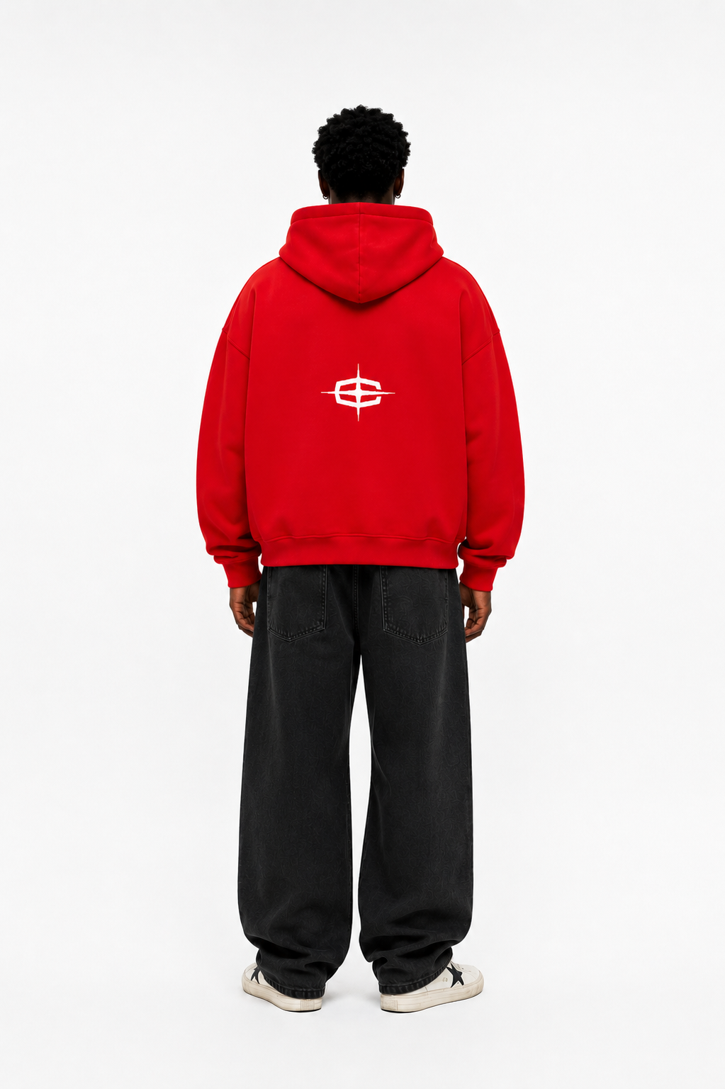 THE "C-STAR" HEAVY HOOD (RED)