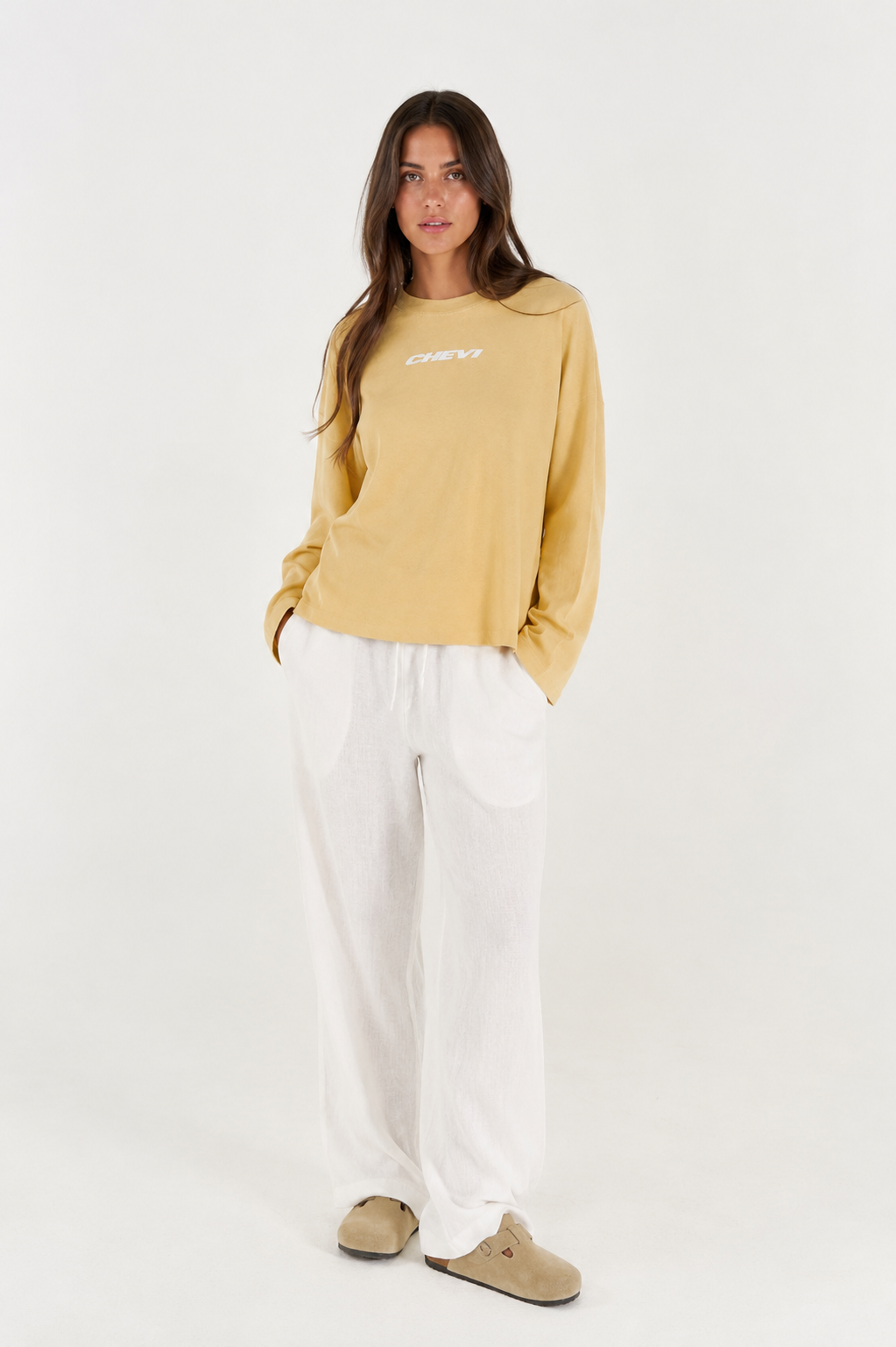 THE "ICONIC" HEAVY LONGSLEEVE (MUSTARD)