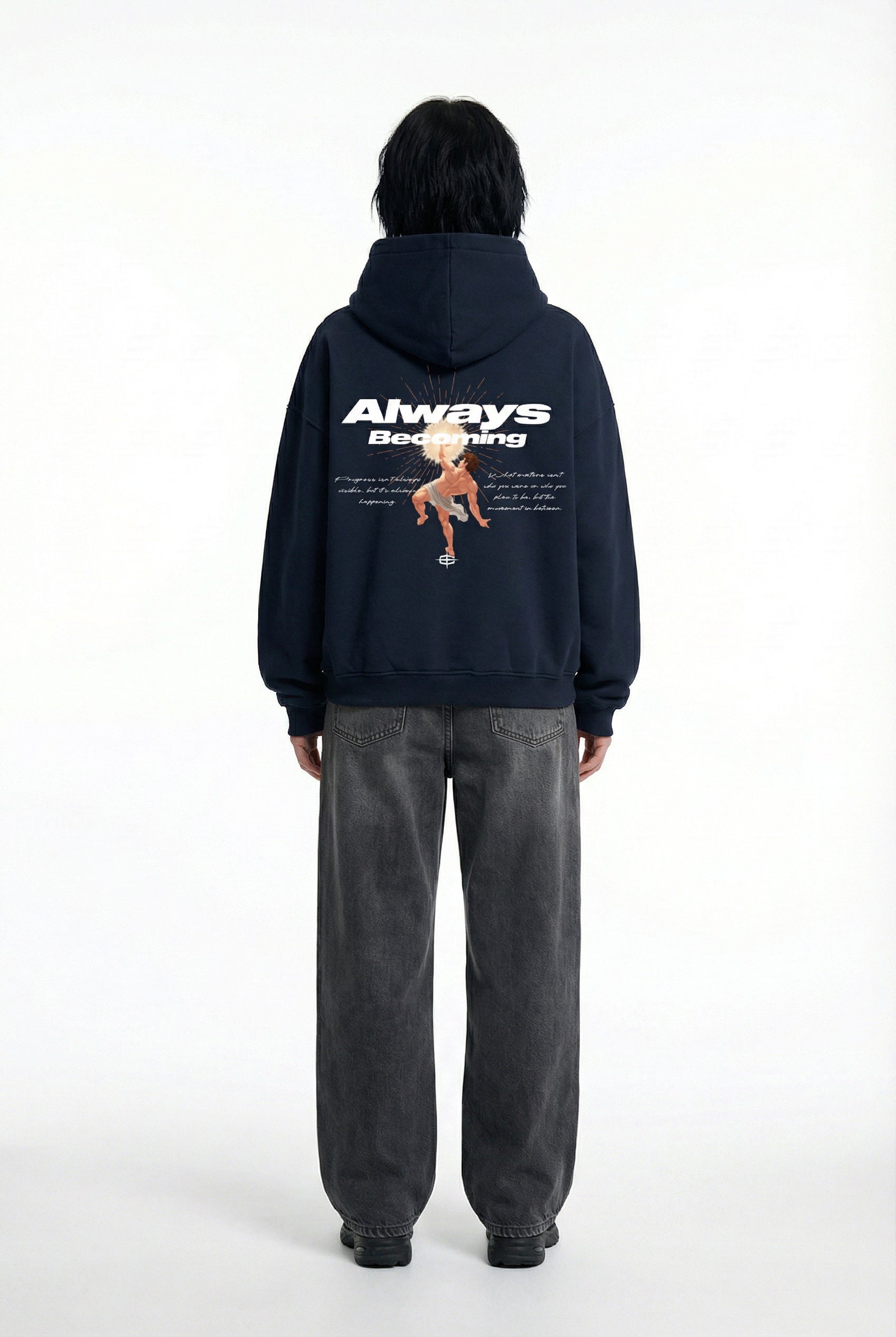 BECOMING HOODIE (NAVY)