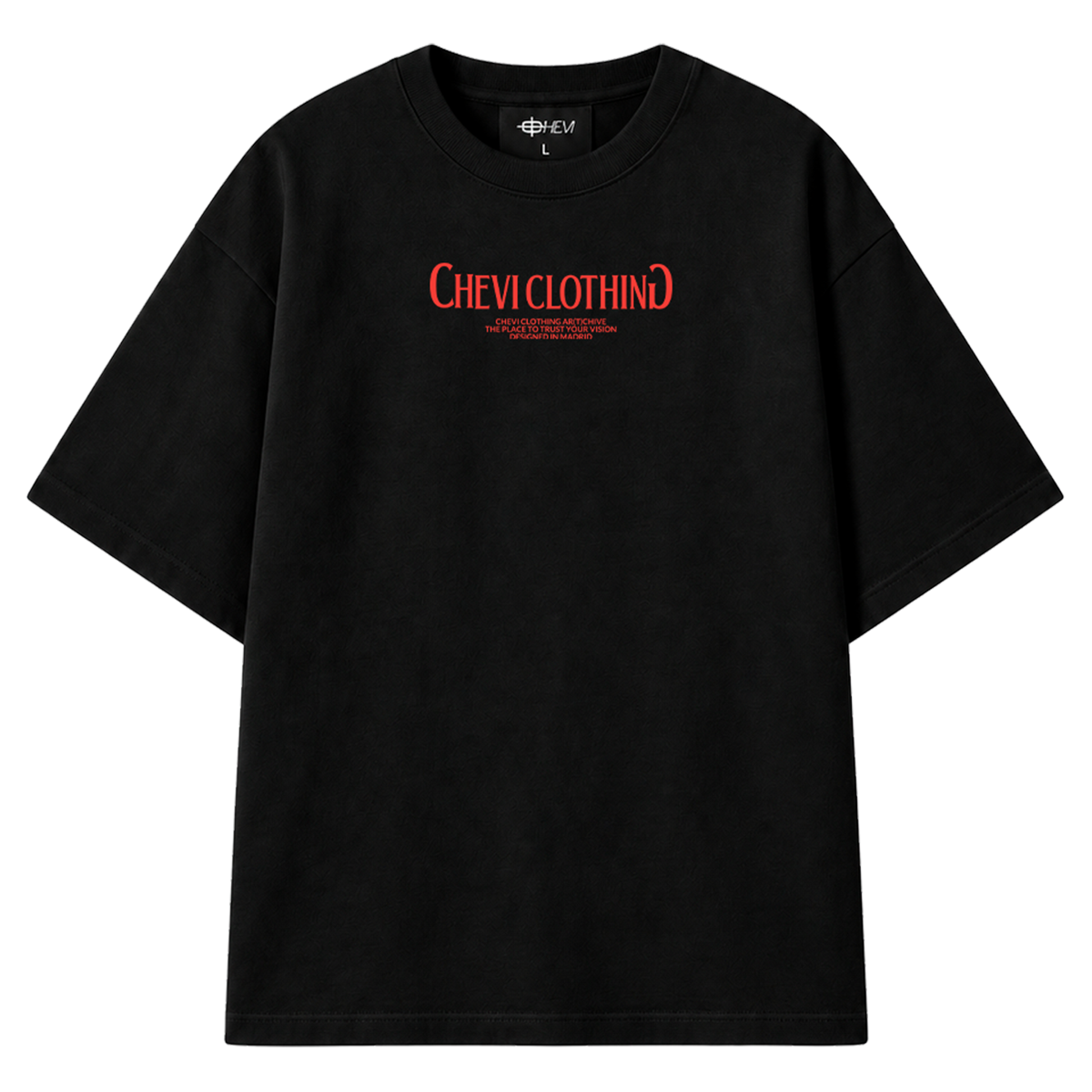 THE "OLYMPIC" HEAVY T-SHIRT (BLACK)