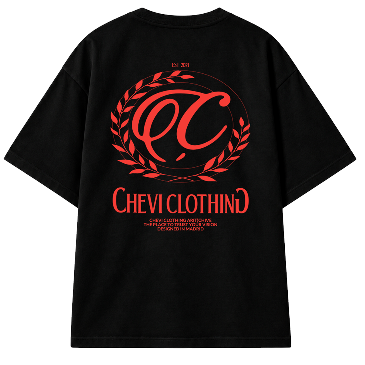 THE "OLYMPIC" HEAVY T-SHIRT (BLACK)