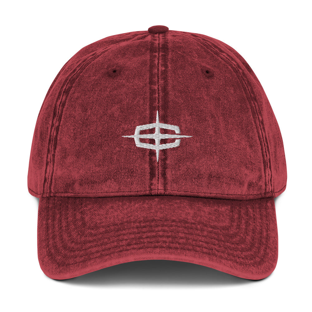 C-STAR VINTAGE CAP (MAROON)