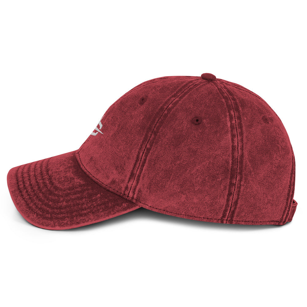 C-STAR VINTAGE CAP (MAROON)