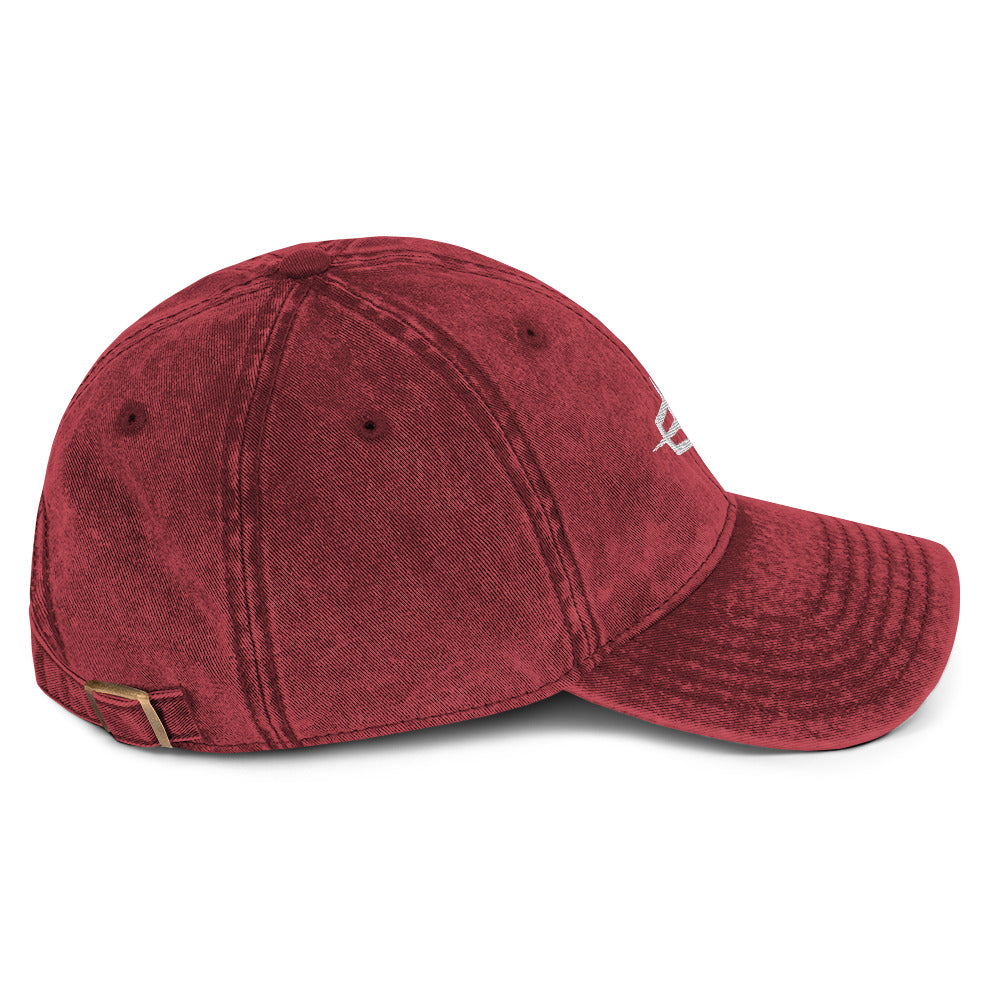 C-STAR VINTAGE CAP (MAROON)