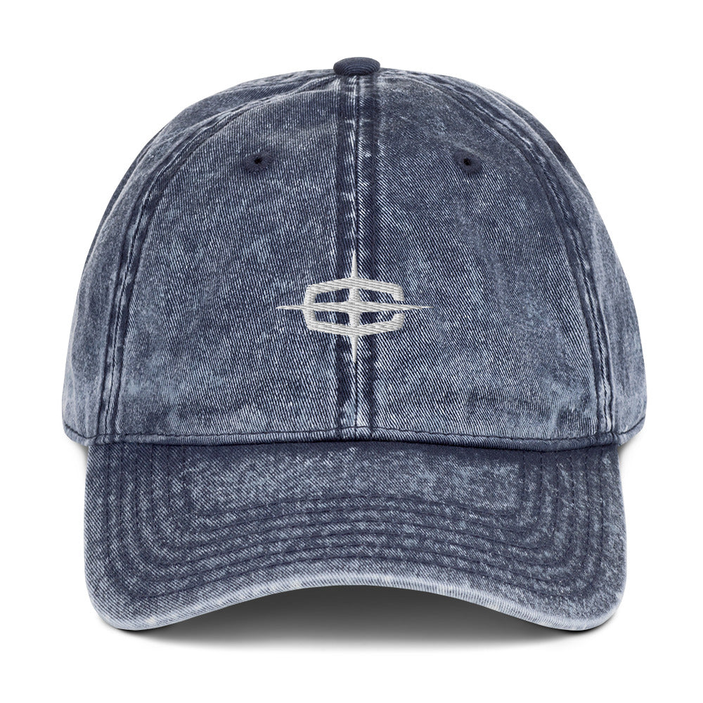 C-STAR VINTAGE CAP (NAVY)